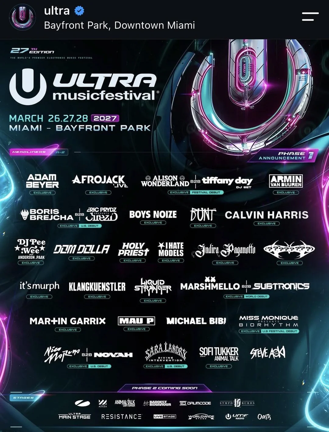 Cirez D vs. Boris Brejcha: The Underground Dream B2B – Listen to both artists on the Ultra Music Festival Live